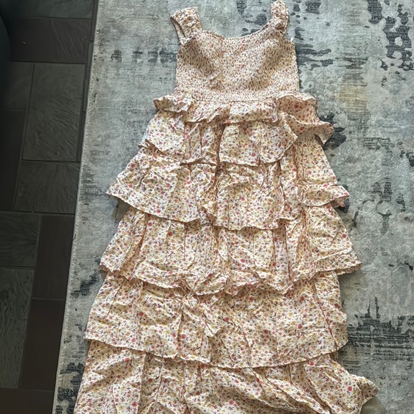 Hazel & Olive Summer Skies Floral Maxi Dress - Picture 2 of 3